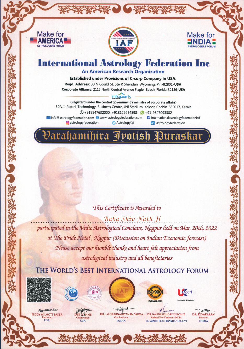 Award Winner Astrologer